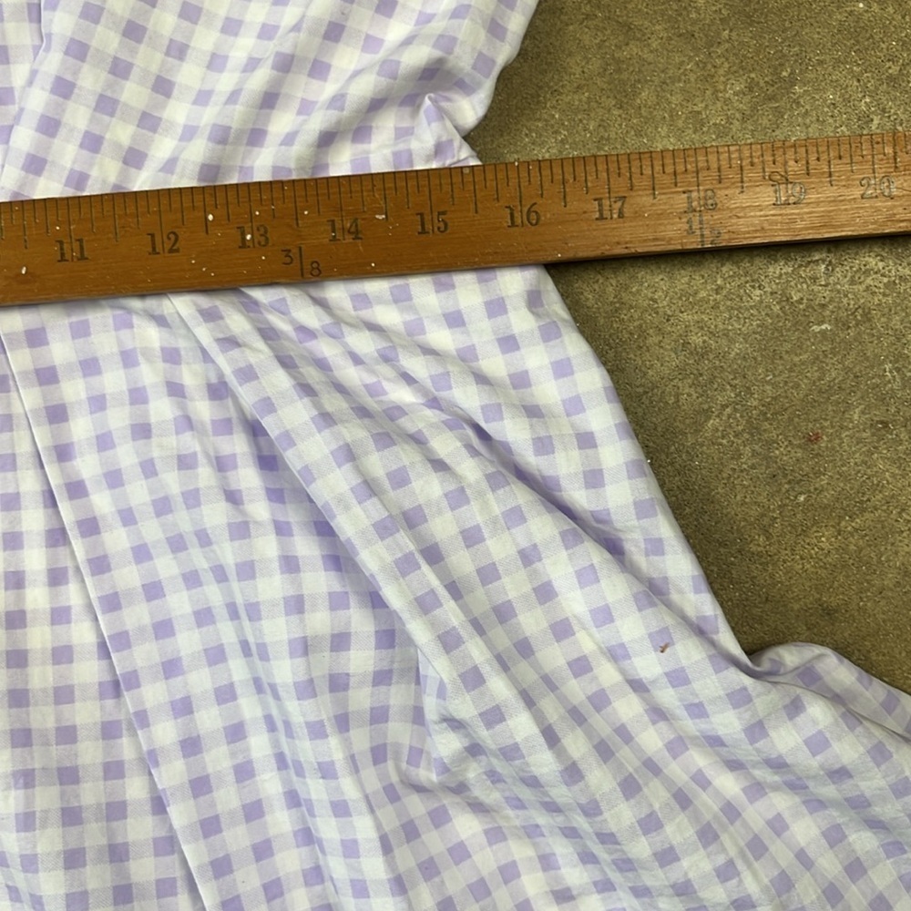 1 State puff Sleeve Checkered Dress
Size: Medium - Picture 6 of 10
